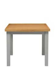 Cotswold Company Pebble Grey 'Simply Cotswold' Square 2-4 Seater Extending Dining Table - Image 2 of 5