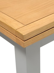 Cotswold Company Pebble Grey 'Simply Cotswold' Square 2-4 Seater Extending Dining Table - Image 4 of 5