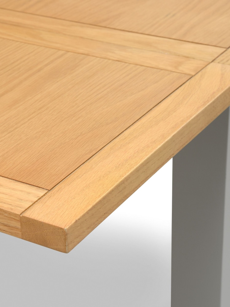 Cotswold Company Pebble Grey 'Simply Cotswold' Square 2-4 Seater Extending Dining Table - Image 5 of 5