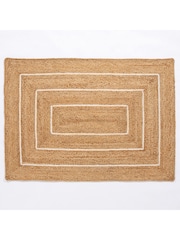 Esselle Natural Prestbury 120x170cm Border Handbraided Rug - Image 3 of 5