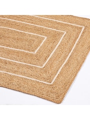 Esselle Natural Prestbury 120x170cm Border Handbraided Rug - Image 5 of 5