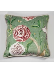 Esselle Green Chinoiserie Garden Spring Cushion - Image 1 of 2