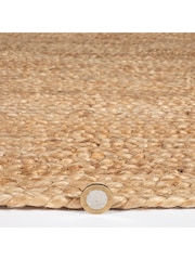 Esselle Natural Stockport 120x170cm Hand Braided Rug - Image 2 of 4