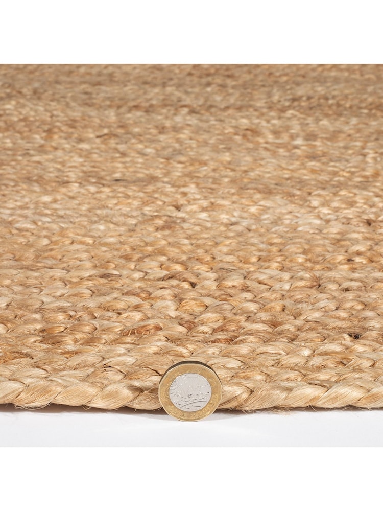 Esselle Natural Stockport 120x170cm Hand Braided Rug - Image 2 of 4