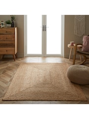 Esselle Natural Stockport 120x170cm Hand Braided Rug - Image 4 of 4