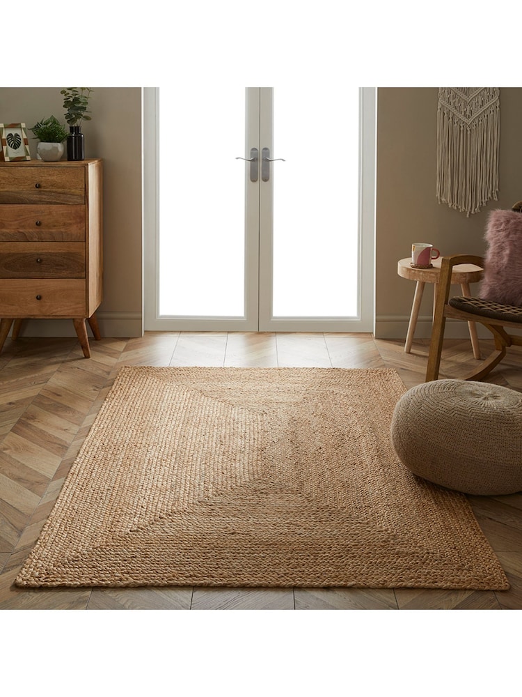 Esselle Natural Stockport 120x170cm Hand Braided Rug - Image 4 of 4
