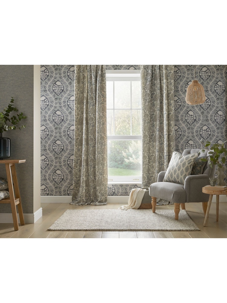 Esselle Blue Naya Motif Cushion - Image 2 of 2