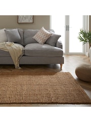 Esselle Natural Whitefield 120x170cm Handwoven Boucle Rug - Image 5 of 5