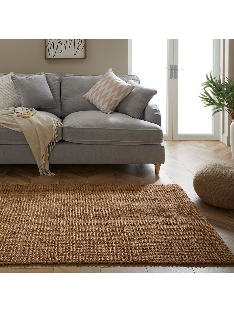 Esselle Natural Whitefield 120x170cm Handwoven Boucle Rug - Image 5 of 5