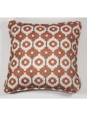 Esselle Orange Santiago Geo Burnt Cushion - Image 1 of 3