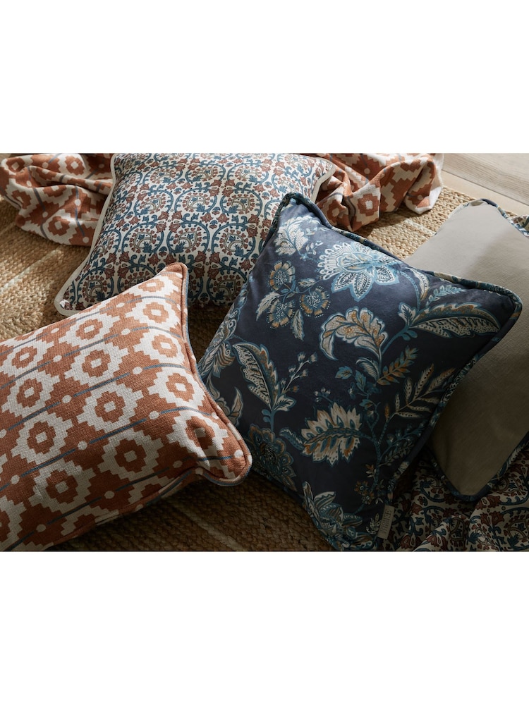 Esselle Orange Santiago Geo Burnt Cushion - Image 2 of 3