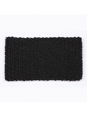 Esselle Charcoal Didsbury 55x100cm Braided Mat - Image 1 of 5