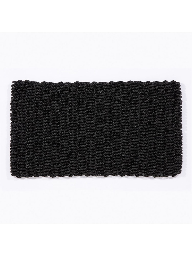 Esselle Charcoal Didsbury 55x100cm Braided Mat - Image 1 of 5