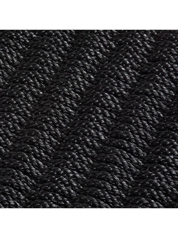 Esselle Charcoal Didsbury 55x100cm Braided Mat - Image 5 of 5