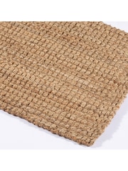 Esselle Natural Whitefield 45x75cm Handwoven Boucle Mat - Image 2 of 4