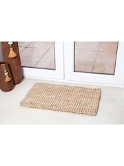 Esselle Natural Whitefield 45x75cm Handwoven Boucle Mat - Image 4 of 4