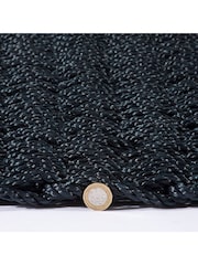 Esselle Blue Didsbury 55x100cm Braided Polypropylene Mat - Image 5 of 5