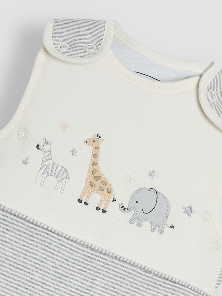 JoJo Maman Bébé Safari Appliqué 2.5 Tog Baby Sleeping Bag - Image 2 of 5