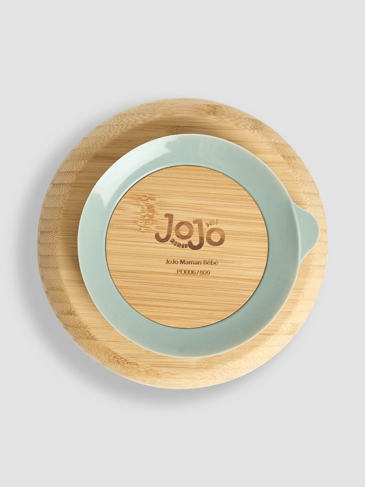 JoJo Maman Bébé Bamboo Plate with Suction & Spoon - Image 4 of 4
