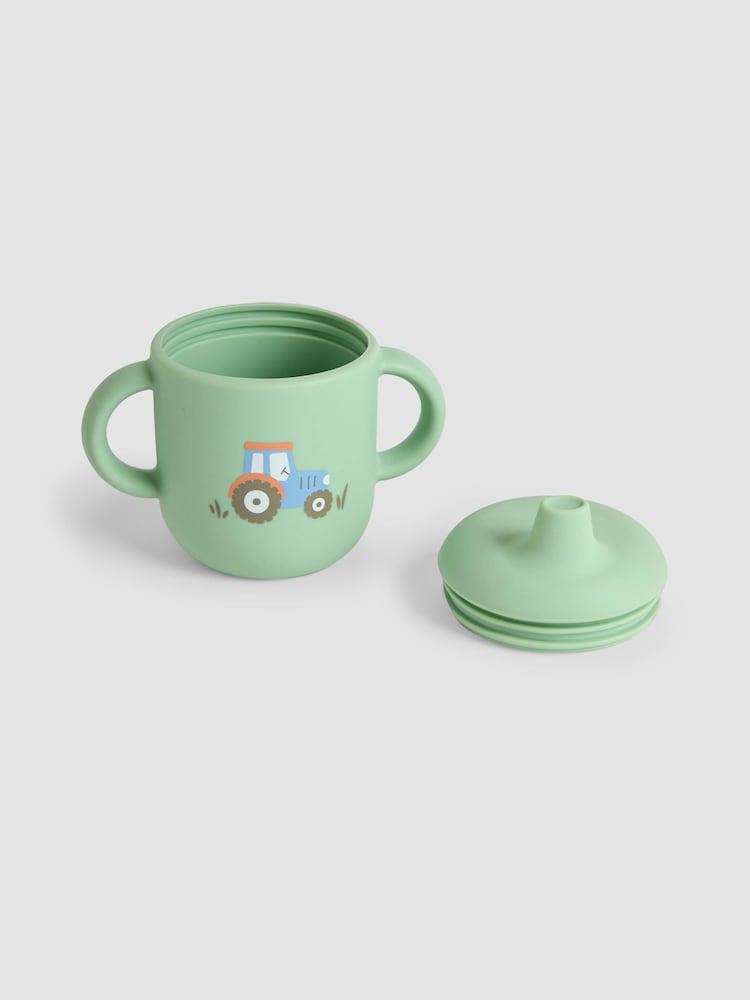 JoJo Maman Bébé Printed Silicone Sippy Cup - Image 3 of 7