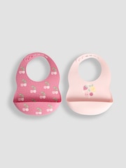 JoJo Maman Bébé 2-Pack Silicone Bib Set - Image 1 of 2