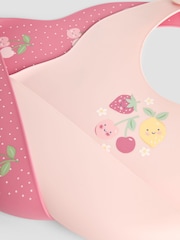 JoJo Maman Bébé 2-Pack Silicone Bib Set - Image 2 of 2