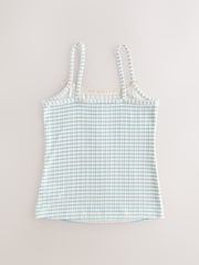 Cream Strappy Textured Cami Vests 3 Pack (1.5-16yrs) - Image 2 of 7