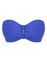 Fantasie Blue Underwired Bandeau Beach Waves Bikini Top - Image 7 of 7