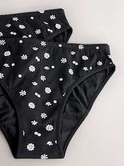 Printed Light Period Bikini Briefs 2 Pack (7-16yrs) - Image 5 of 6
