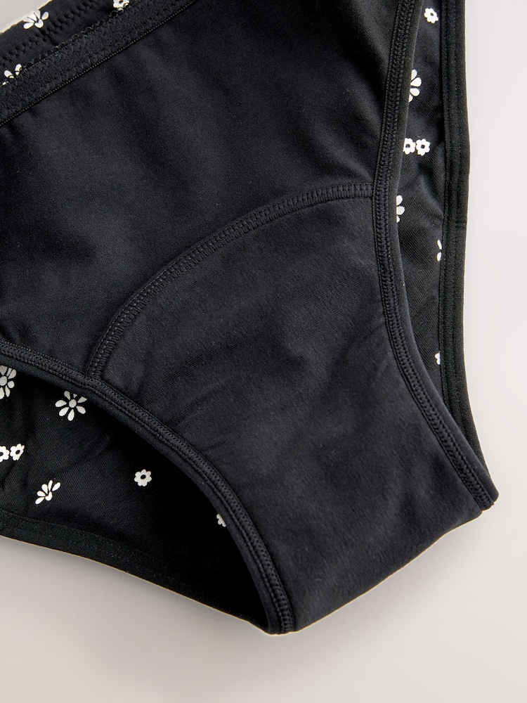Printed Light Period Bikini Briefs 2 Pack (7-16yrs) - Image 6 of 6