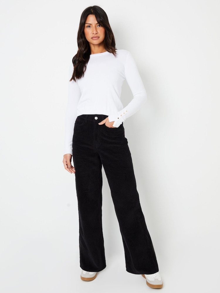 Threadbare Wide Leg Corduroy Jeans - Image 3 of 4