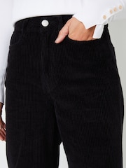 Threadbare Black Wide Leg Corduroy Jeans - Image 4 of 4
