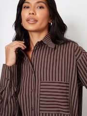 Threadbare Striped Long Sleeve Shirt - Image 1 of 5