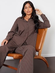 Threadbare Striped Long Sleeve Shirt - Image 2 of 5