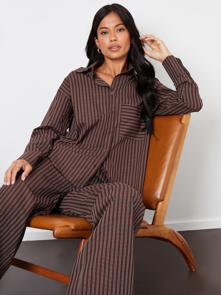 Threadbare Striped Long Sleeve Shirt - Image 2 of 5
