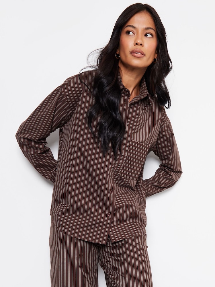 Threadbare Striped Long Sleeve Shirt - Image 3 of 5