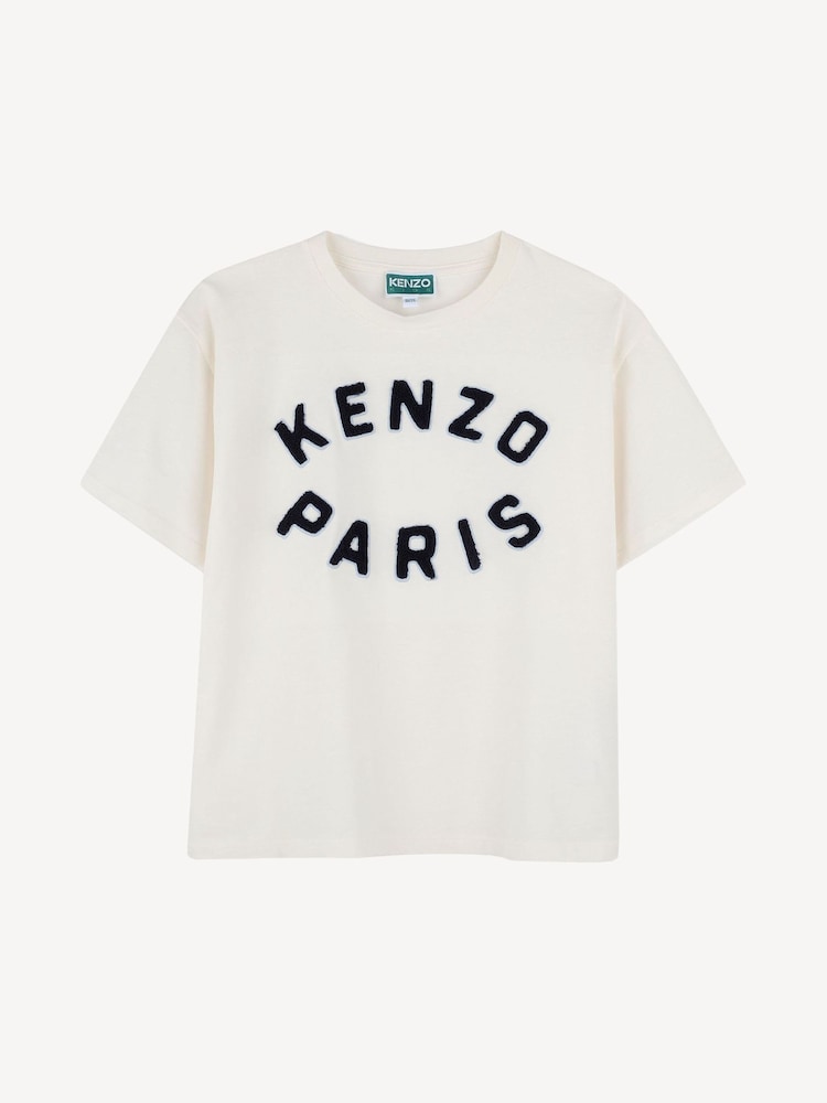 Kenzo Kids Short Sleeve Logo White T-Shirt - Image 1 of 2