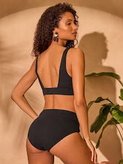 Love & Roses Black Triangle Moulded Bikini Top - Image 4 of 4