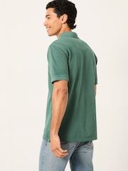 FatFace Emerald Green Short Sleeve Pique Polo - Image 5 of 6