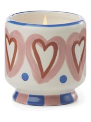 Paddywax Pink Adopo Hearts Ceramic Candle - Image 1 of 3