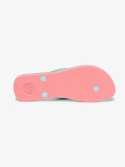 Superdry Blue Printed Flip Flops - Image 6 of 6