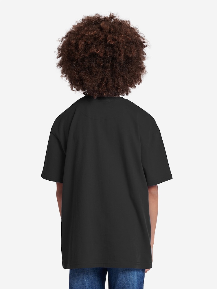 Wrangler Black Boys Festival 100% Cotton T-Shirt - Image 4 of 5