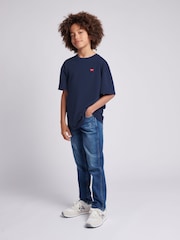 Azul cielo - Wrangler Boys Festival 100% Cotton T-Shirt - Imagen 2 de 8