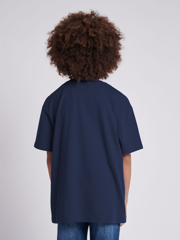 Wrangler Sky Blue Boys Festival 100% Cotton T-Shirt - Image 3 of 8