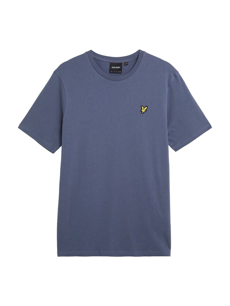 Lyle & Scott Blue Plain 100% Cotton T-Shirt - Image 5 of 5