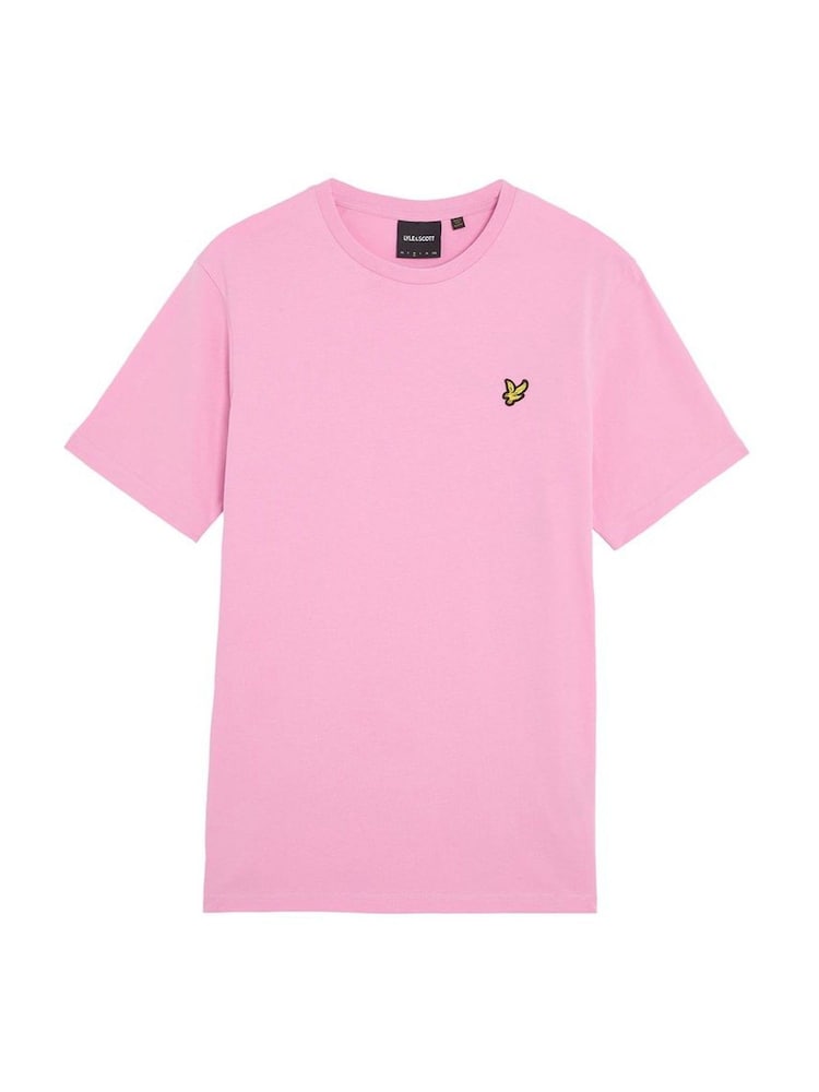 Lyle & Scott Pink Plain 100% Cotton T-Shirt - Image 1 of 1