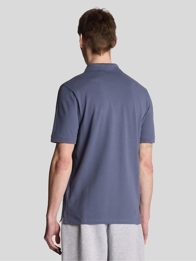 Lyle & Scott Blue Classic Polo Shirt - Image 2 of 3