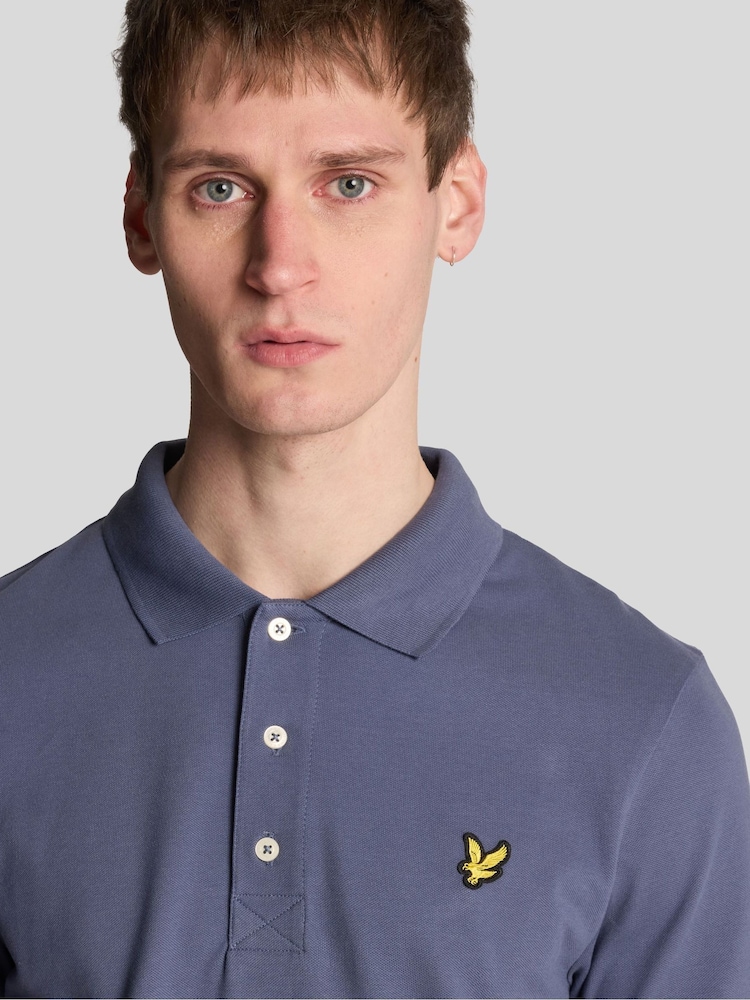 Lyle & Scott Blue Classic Polo Shirt - Image 3 of 3