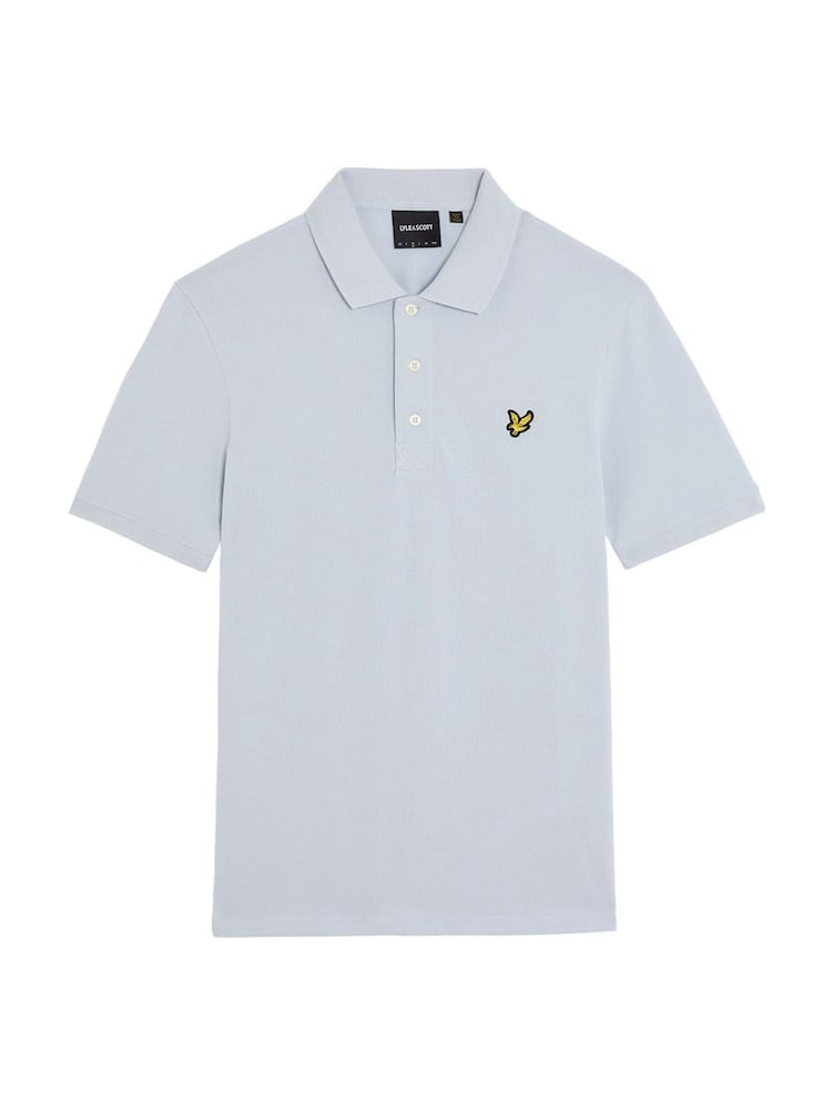 Lyle & Scott Blue Plain Polo Shirt - Image 1 of 1