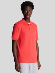 Lyle & Scott Red Plain Polo Shirt - Image 1 of 5